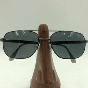 Safilo Elasta Gunmetal Aviator Sunglasses Frames